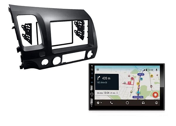 Central Multimídia Car Play Mp5 7 Polegadas Bt Epx 203