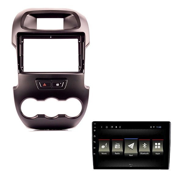 Central Multimidia Android Jr8 X 9 Polegada Ranger 13 a 15