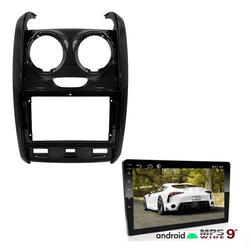 Central Multimidia Android E-tech 9 Polegada Bk Duster 14-17
