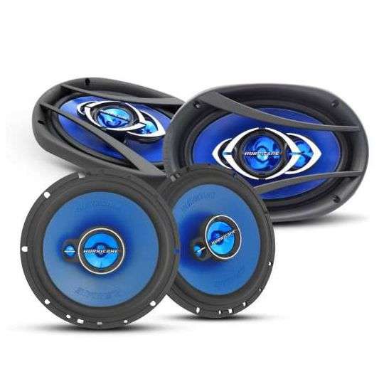 Kit Fácil Falante Hurricane 6 e 6x9 Pol 280w Rms Prático Som