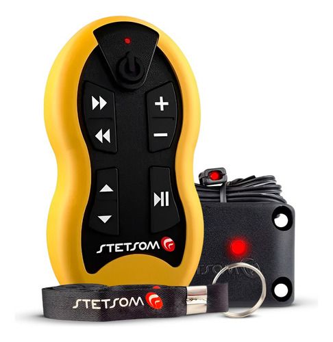 Controle Longa Distancia Stetsom Sx1 Universal 500m Amarelo