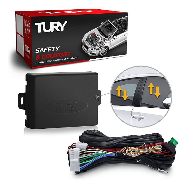 Módulo de Vidro Eletrico Tury Pro 4.20 Long Ap Civic e Zrv