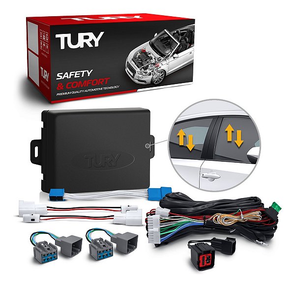 Módulo de Automação Vidro Eletrico Tury Pro 4.100.1 Long Aq