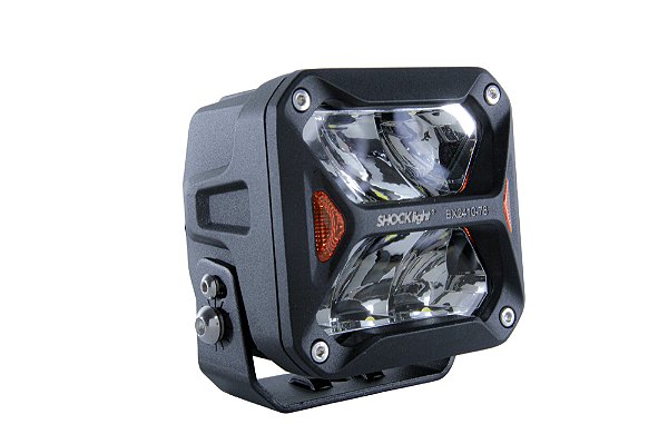 Farol led auxiliar xroad shocklight quadrado 6 led 58w 7200L