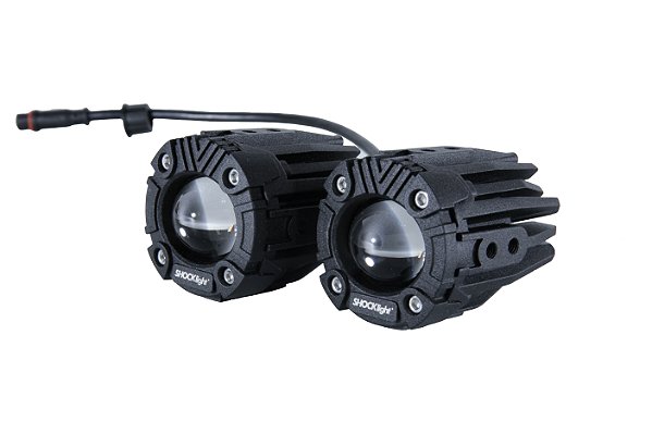 Kit farol auxiliar u7 shocklight duas cores 6500k 3000k 28w