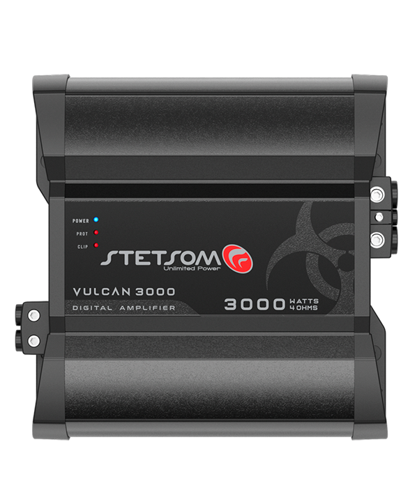 Módulo Amplificador Stetsom Vulcan 3000 wRms 1 Canal 4 Ohms