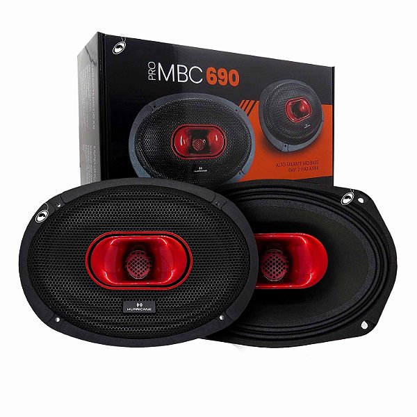 Par Alto Falante 6x9 polegadas 69 Hurricane Mbc690 2 Vi 500w