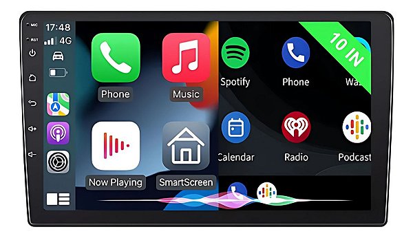 Central Multimídia Android Mp5 10 Polegadas Premium E-Tech
