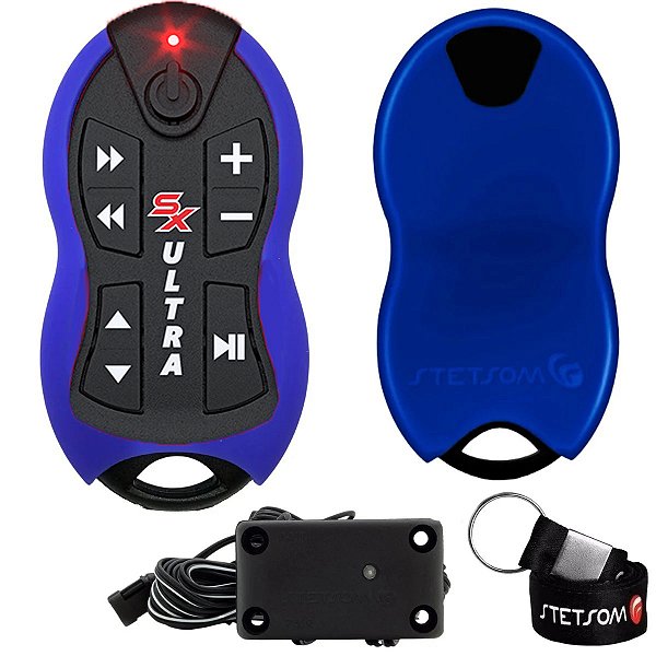 Controle Longa Distancia Stetsom Sx2 Ultra 500m Recarregável azul