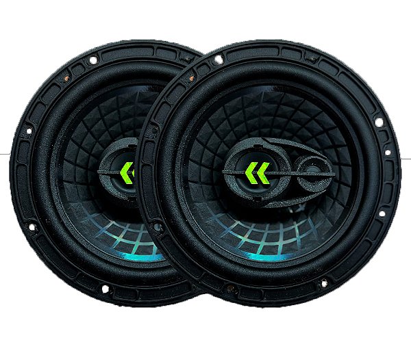 Par Auto Falante Triaxial Bravox 6 Polegadas revo 6 140wrms