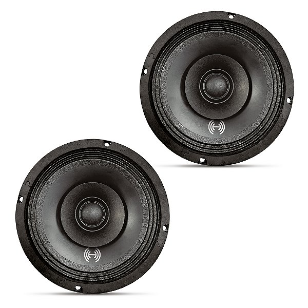 Par Woofer Medio 6 Polegada 440w Mb600 slim Hurricane 4 ohms