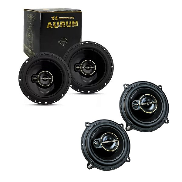 Kit Auto Falantes De 6 E 5 Polegadas Hurricane A6t e A5t