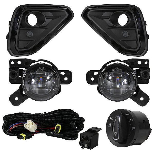 KIT FAROL MILHA LED T-CROSS 200 TSI CONFORTILINE 2025 DIANTE