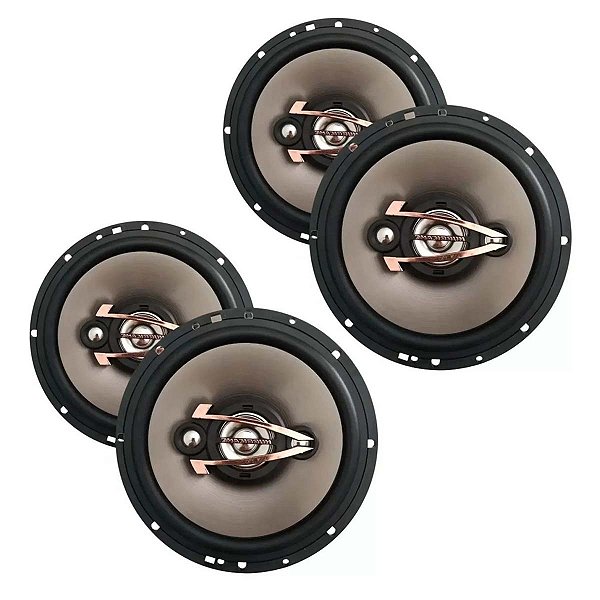 Kit 4 Alto Falantes 6 Polegadas Hurricane Qr6 320w Rms Total