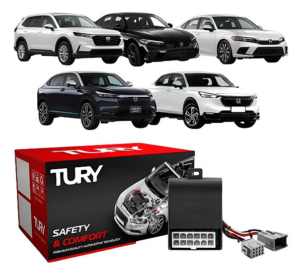 Módulo Vidro Tury Pro 3.14 Gh Civic Hrv Crv City Vezel