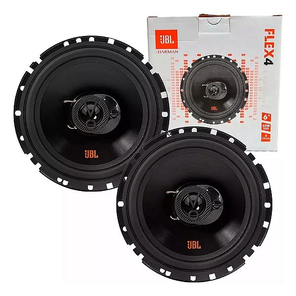 Par De Alto Falante Triaxial 6 Polegadas Jbl Flex 4 6trfx55 110wrms no par
