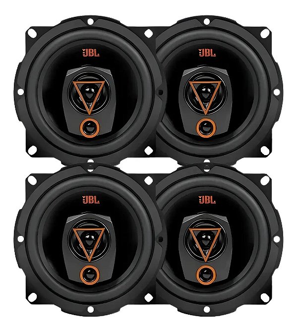 Kit com 2 Pares Alto falantes Jbl 5trms80 Multisystem 5 polegadas totalizando 320wrms