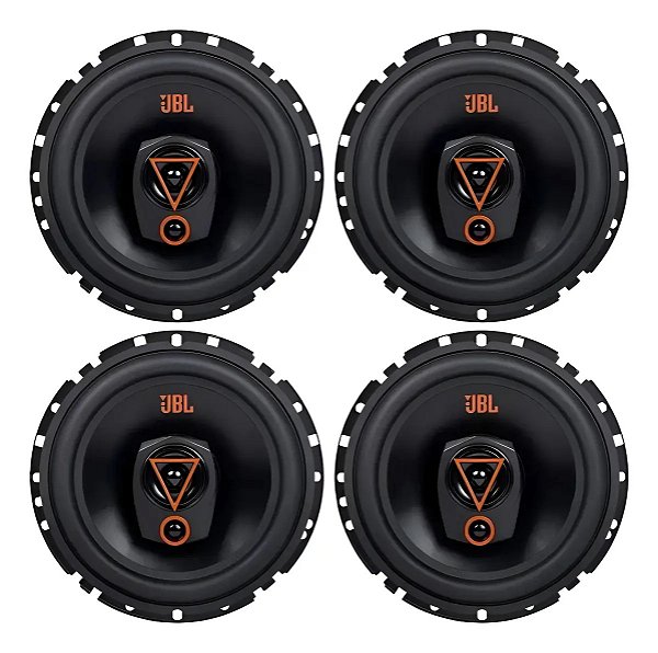 Kit com 2 pares Alto Falante 6 Polegadas Jbl 6trms80 Triaxial totalizando 320wrms
