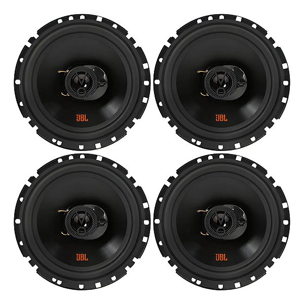 Kit com 2 pares De Alto Falante Triaxial 6 Polegadas Jbl Flex 4 6trfx55 totalizando 220wrms