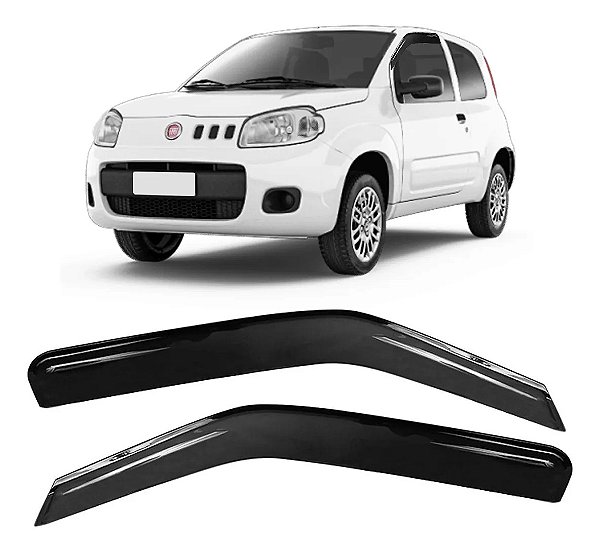 Jogo Calha Defletor Chuva ecoflex 60008A novo uno vivace 2010 a 2023 2 portas