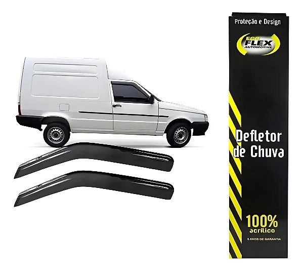 Jogo Calha Defletor Chuva ecoflex 30006A fiorino 1989 a 2002