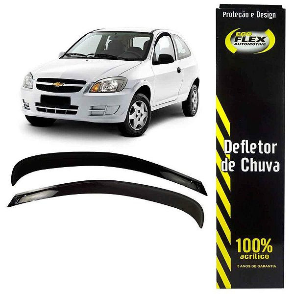 Jogo Calha Defletor Chuva ecoflex 40008A celta 2000 a 2015 2 portas