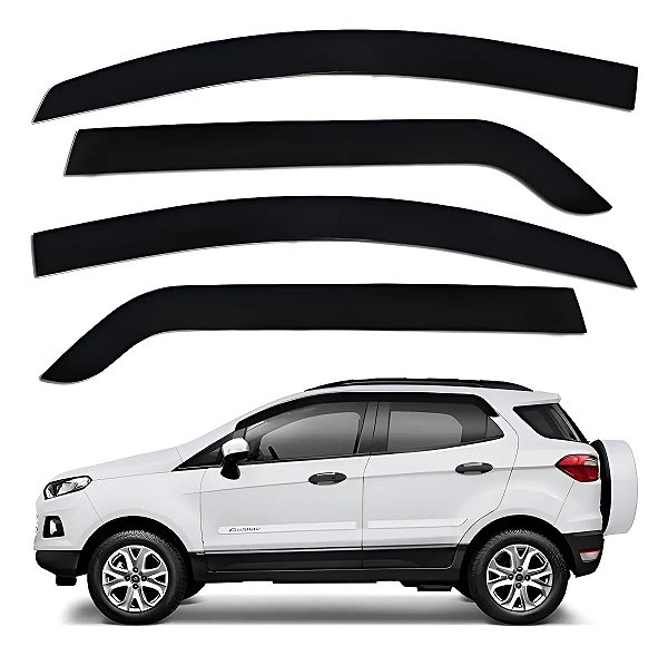 Jogo Calha Defletor Chuva ecoflex 61002A ecosport 2013 a 2017 4 portas