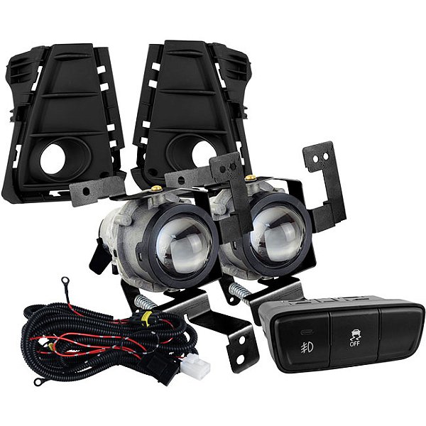 Kit farol milha auxiliar shocklight HB20 2023 em diante SL-121610