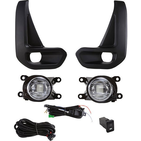 Kit farol milha auxiliar led shocklight hilux 2021 em diante SL-251710LED