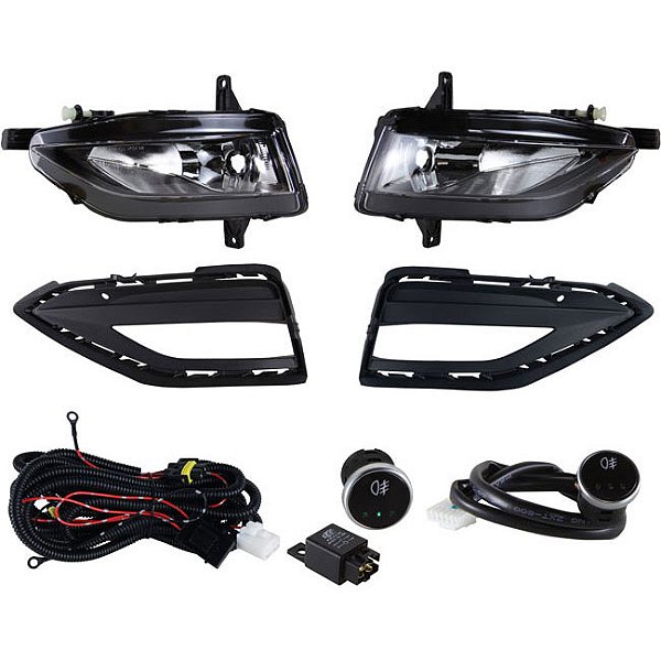 Kit farol milha auxiliar shocklight Jetta 2020 em diante SL-263010