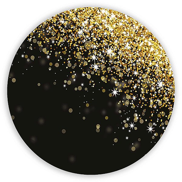 Painel Redondo - Glitter - Sublimado 3D