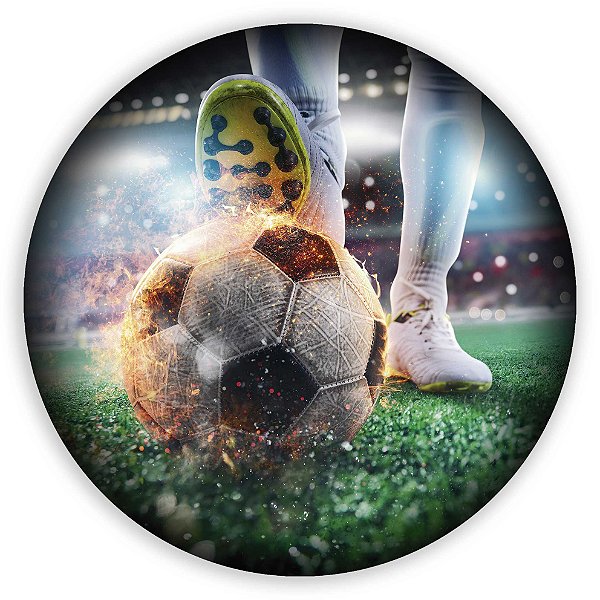 Painel Redondo - Futebol - Sublimado 3D