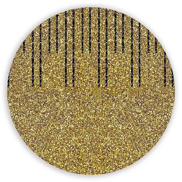 Painel Redondo - Glitter  - Sublimado 3D