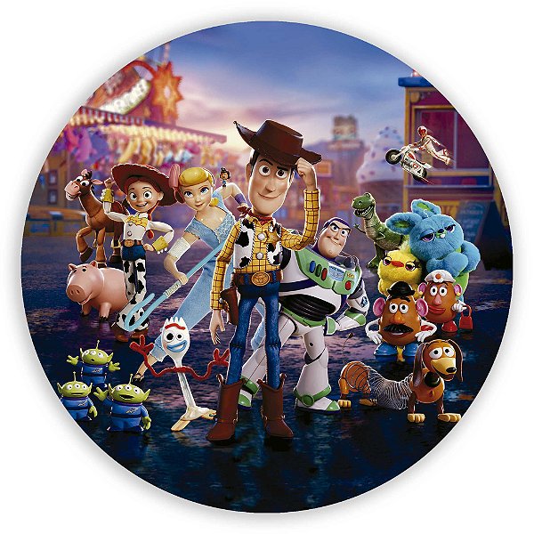 Painel Redondo - Toy Story  - Sublimado 3D