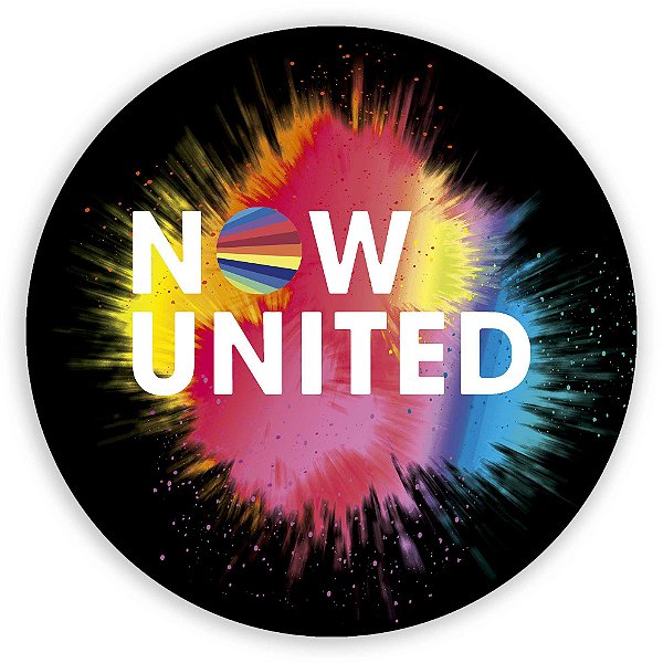 Painel Redondo - Now United  - Sublimado 3D