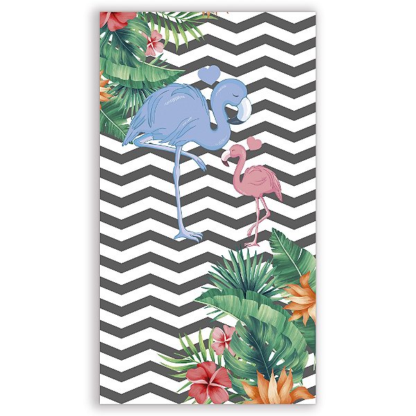 Faixa Lateral - Flamingo - Sublimado 3D