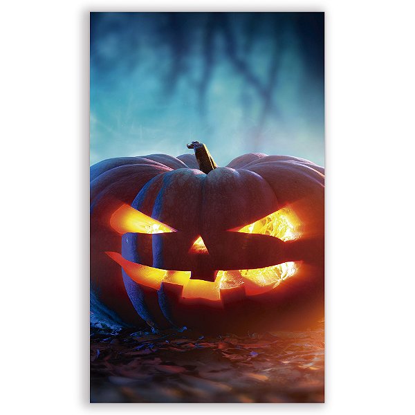 Faixa Lateral - Dia das Bruxas Halloween - Sublimado 3D