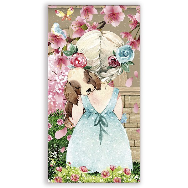 Faixa Lateral - Jardim - Sublimado 3D