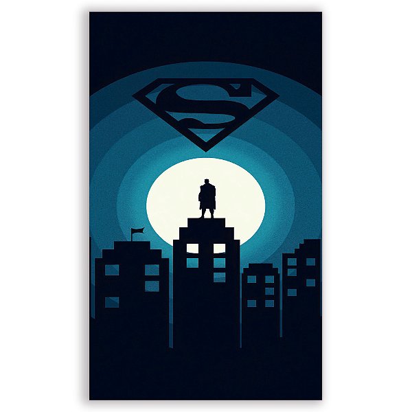 Faixa Lateral - Super Homem - Sublimado 3D