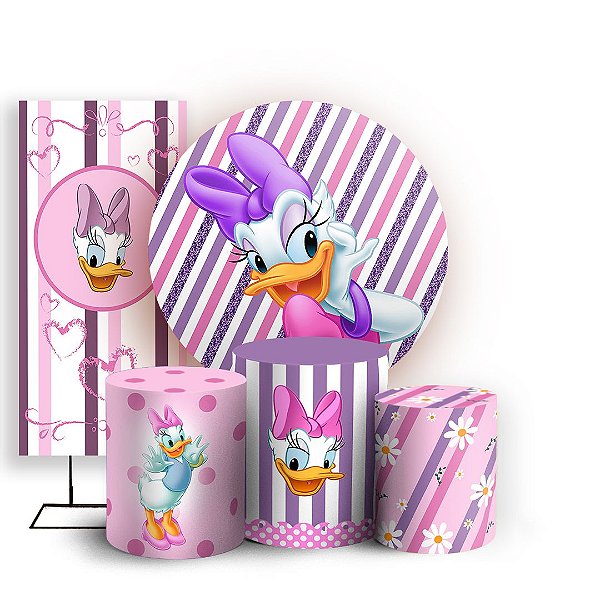 KIT Redondo Trio e Faixa - Margarida - Sublimado 3D