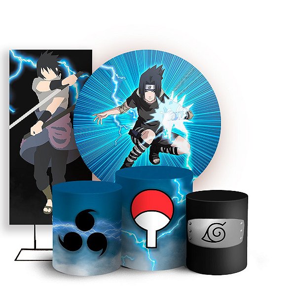 KIT Redondo Trio e Faixa - Naruto - Sublimado 3D