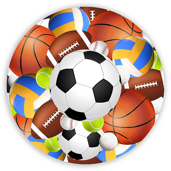 Painel Redondo - Painel Redondo - Esportes - Sublimado 3D