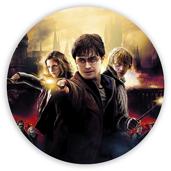 Painel Redondo - Painel Redondo - Harry Potter - Sublimado 3D