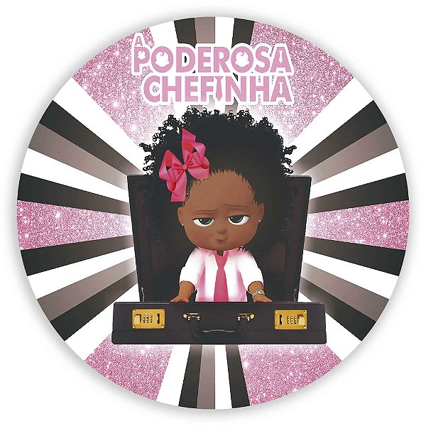 Painel Redondo - Poderosa Chefinha - Sublimado 3D