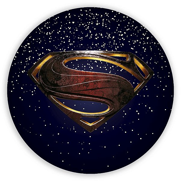 Painel Redondo - Super Homem - Sublimado 3D