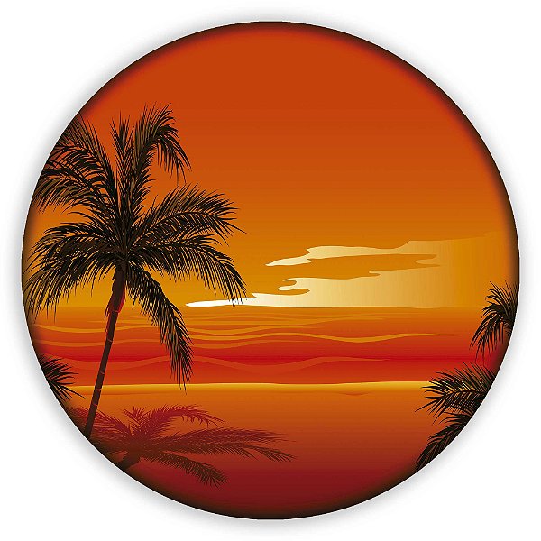Painel Redondo - Tardezinha  - Sublimado 3D