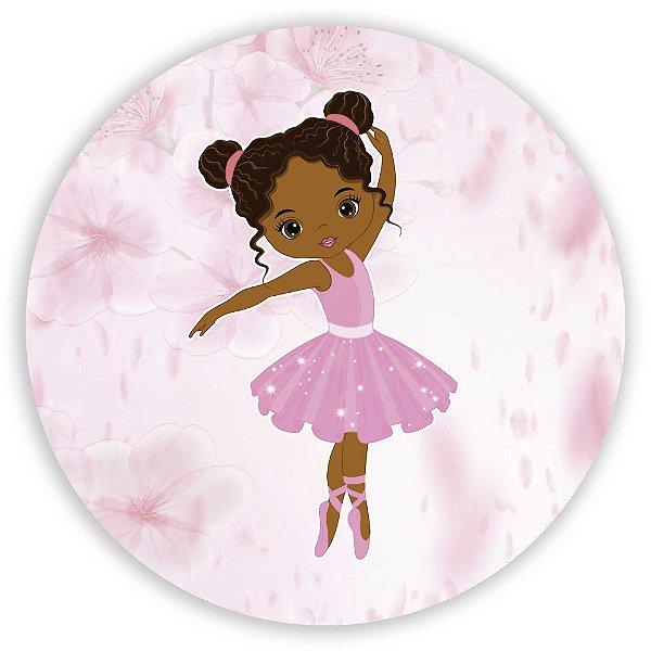Painel Redondo - Bailarina  - Sublimado 3D