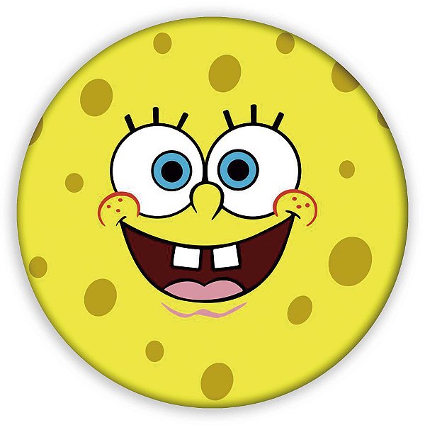 Painel Redondo - Bob Esponja - Sublimado 3D