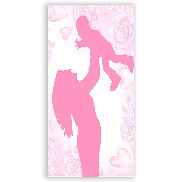 Faixa Lateral - Dia das Mães - Sublimado 3D