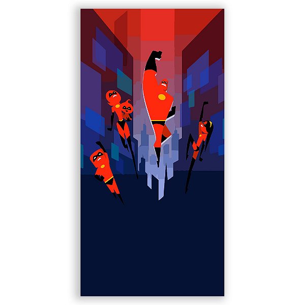 Faixa Lateral - Os Incriveis - Sublimado 3D